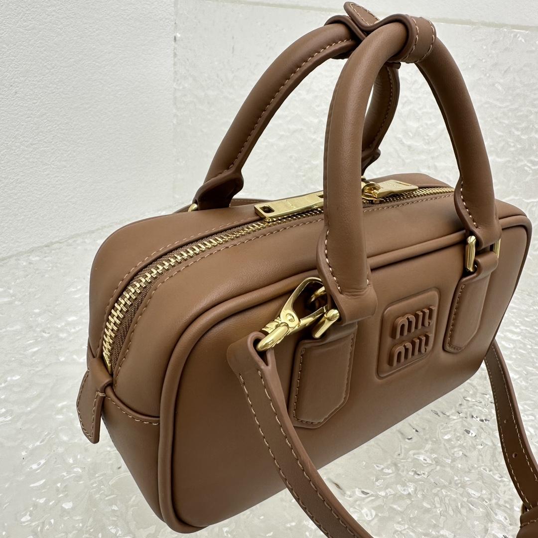 Miu Miu Arcadie Leather Bag - DesignerGu