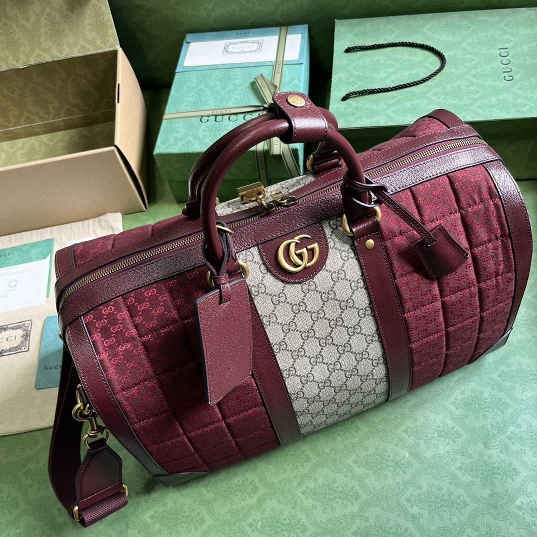 Gucci Mini GG Canvas Small Duffle Bag (44x 28.5x 24.5cm) - DesignerGu