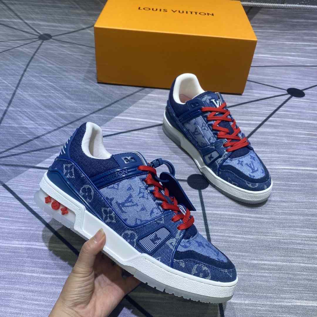 Louis Vuitton LV Trainer Sneaker    - DesignerGu