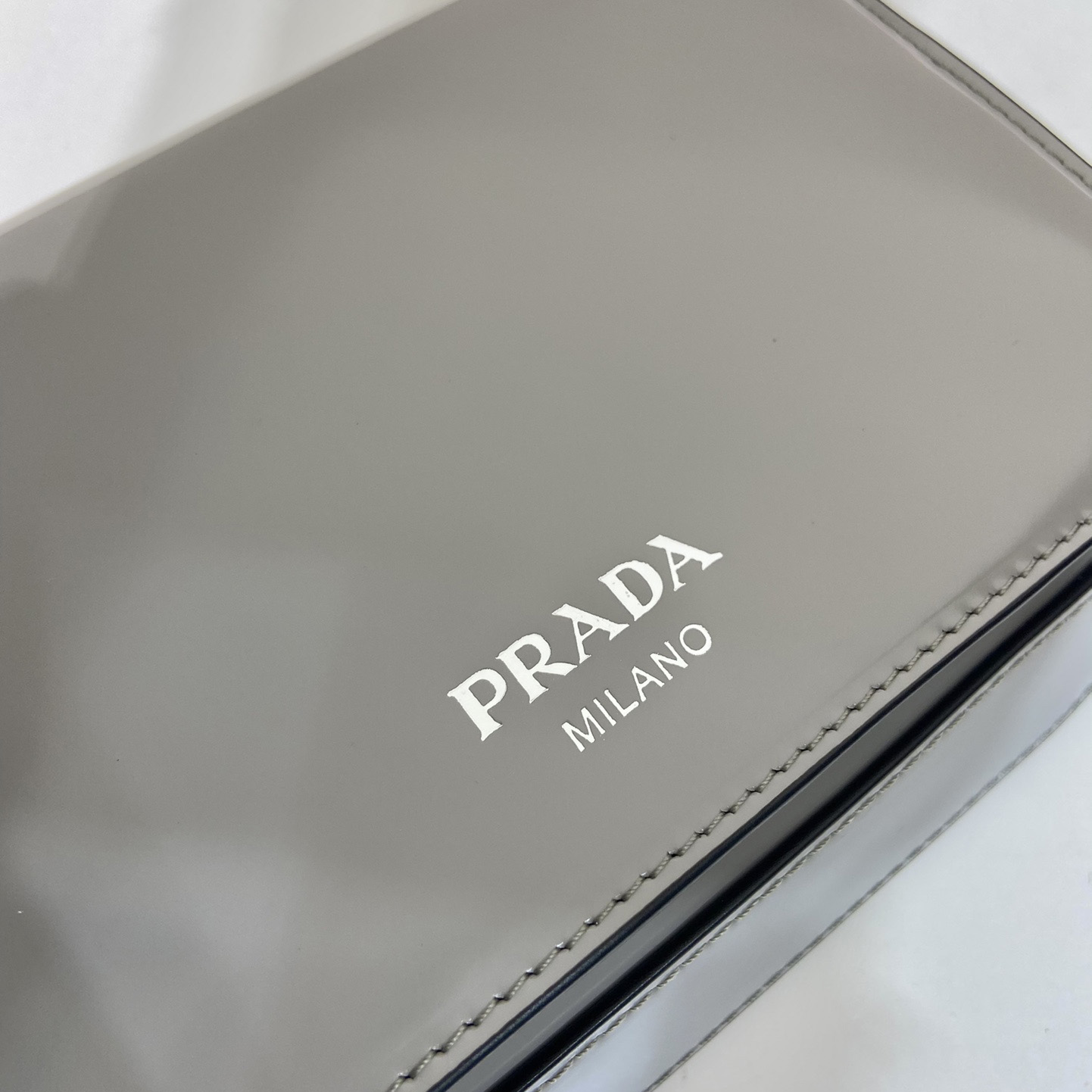 Prada Brushed Leather Mini-bag With Shoulder Strap - DesignerGu