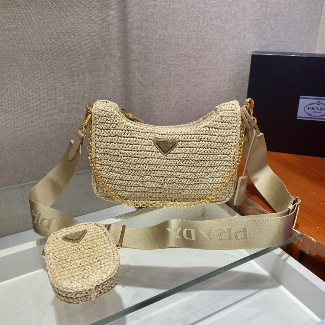 Prada Raffia Bag - DesignerGu