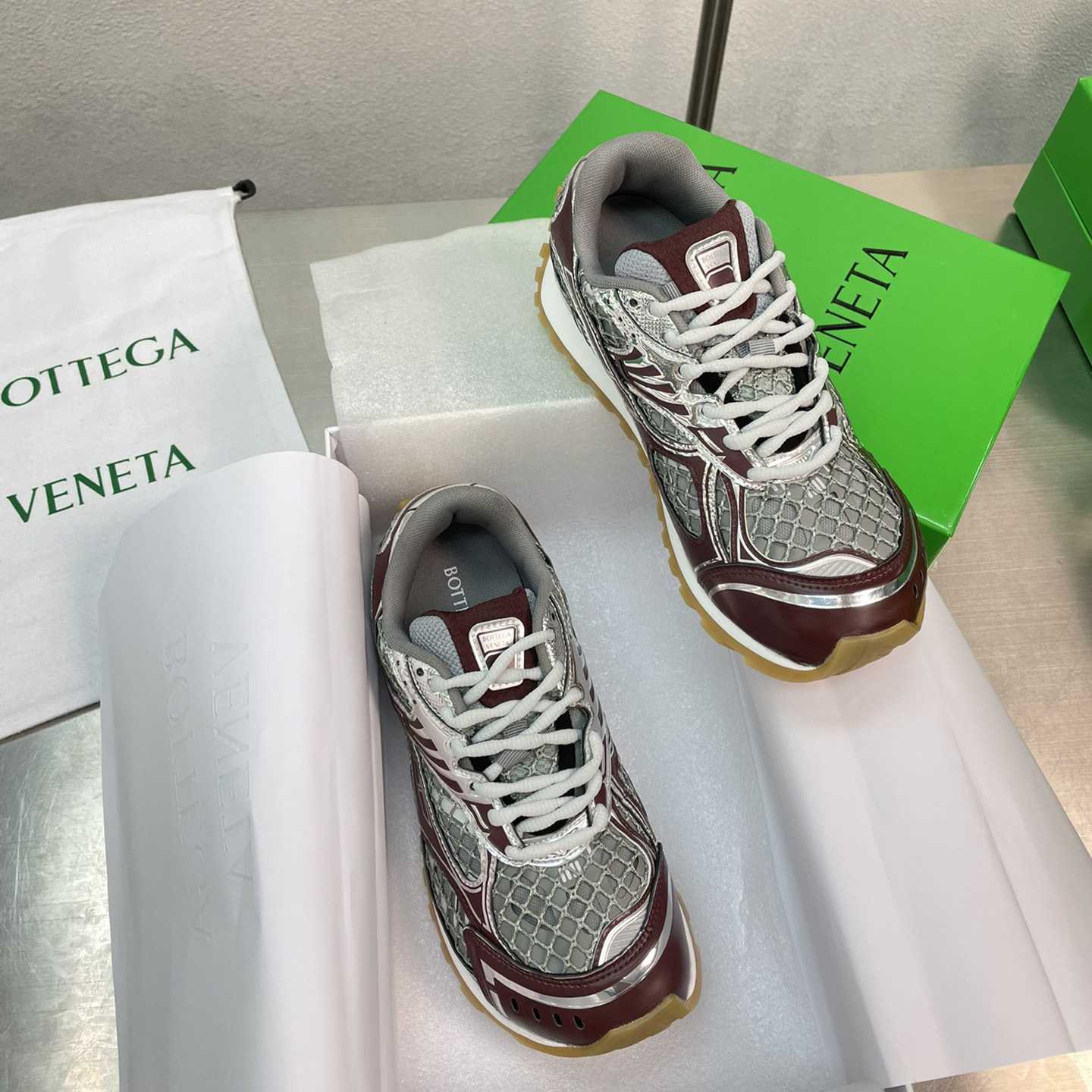 Bottega Veneta Orbit Sneaker - DesignerGu