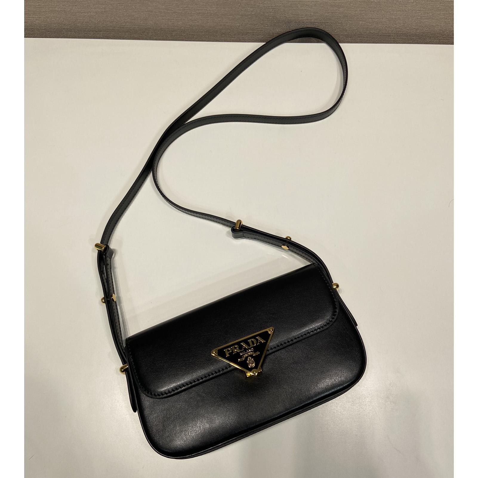 Prada Leather Shoulder Bag - DesignerGu