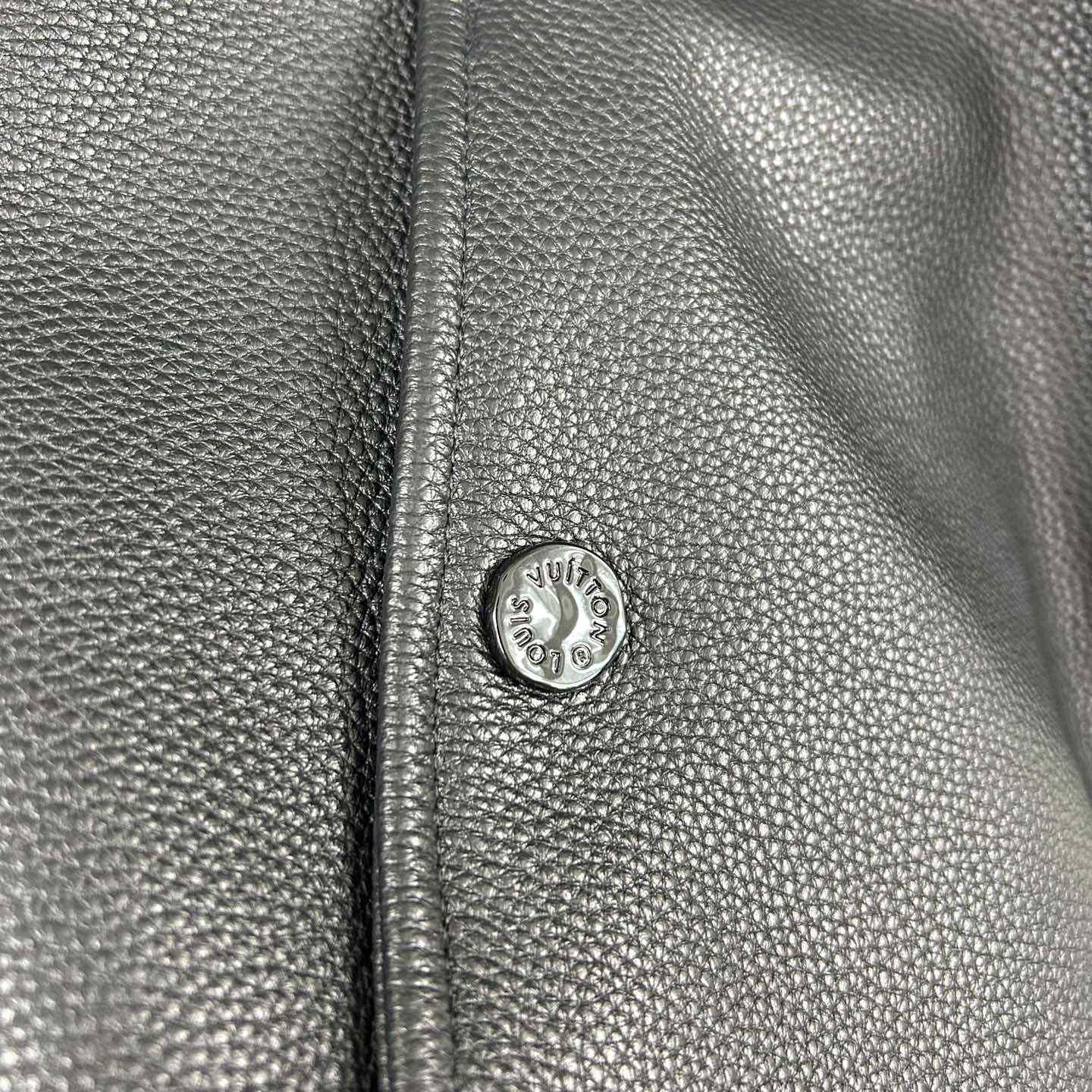 Louis Vuitton Long Leather Coach Jacket   - DesignerGu