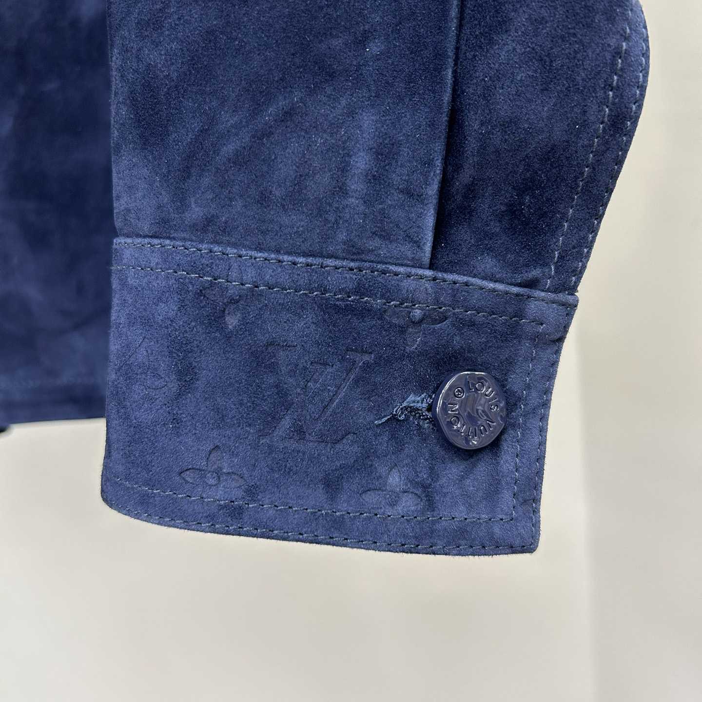 Louis Vuitton Suede Overshirt   - DesignerGu