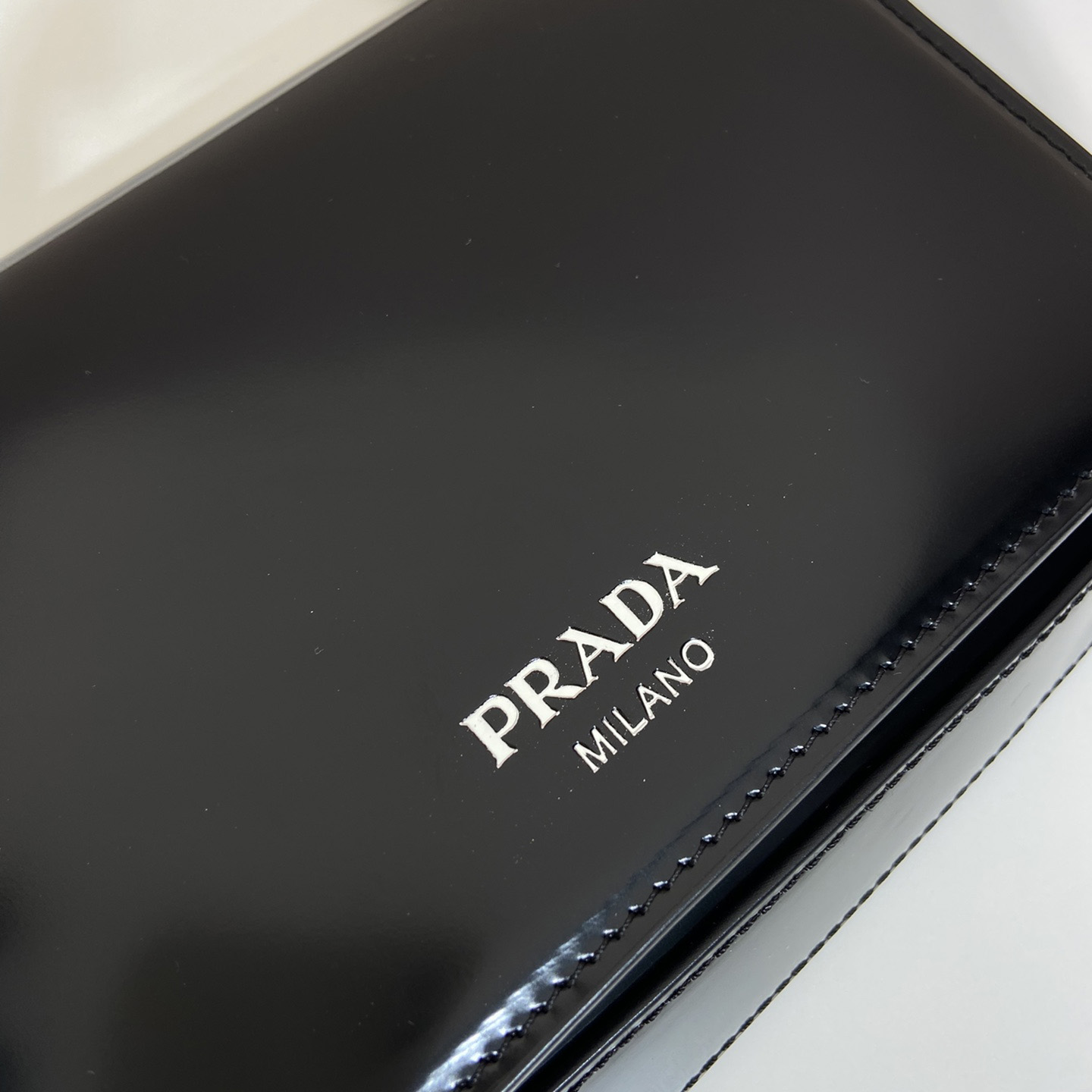 Prada Brushed Leather Mini-bag With Shoulder Strap - DesignerGu