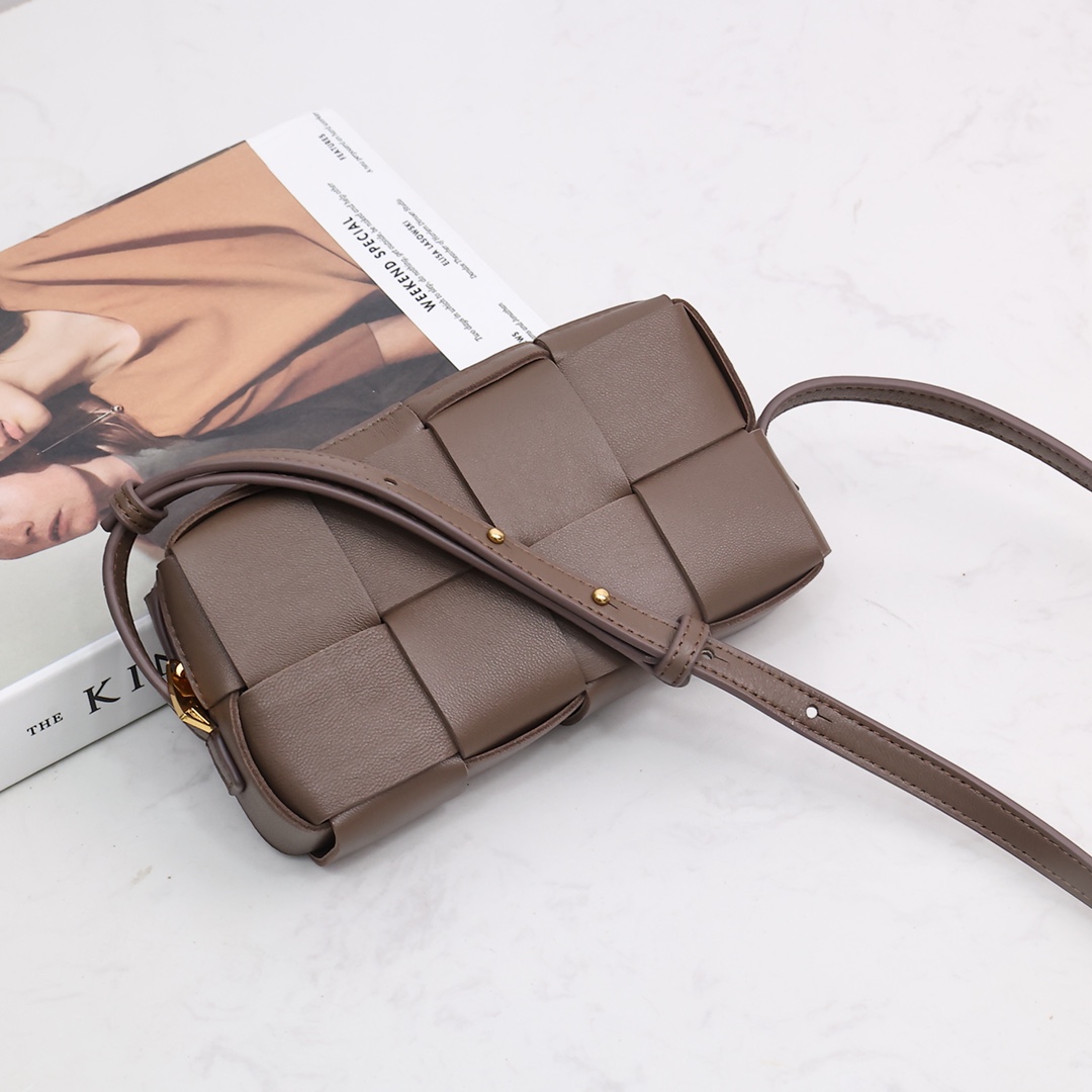 Bottega Veneta Mini Cassette Cross-Body Bag - DesignerGu