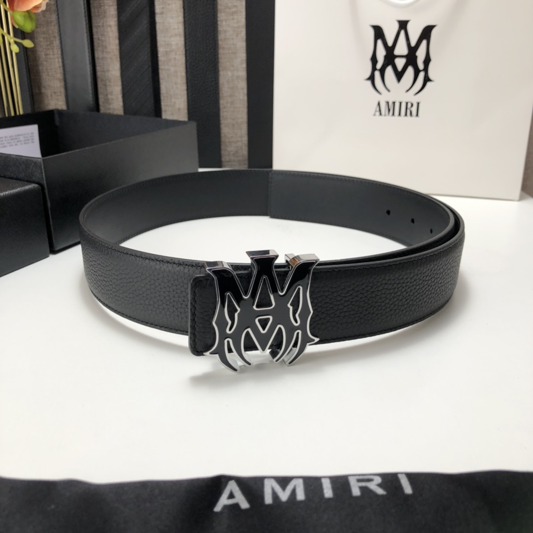 Amiri Ma Leather Belt - DesignerGu