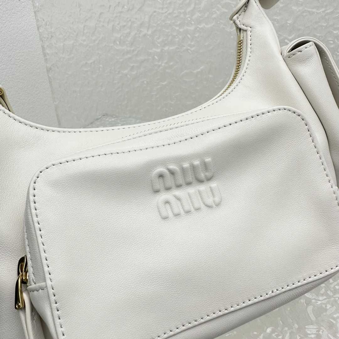 Miu Miu Nappa Leather Pocket Bag - DesignerGu