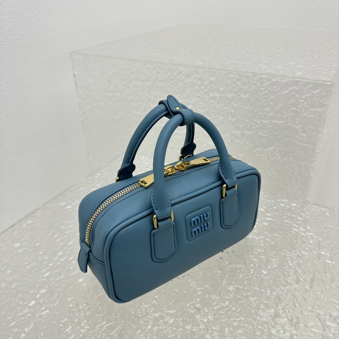 Miu Miu Arcadie Leather Bag - DesignerGu