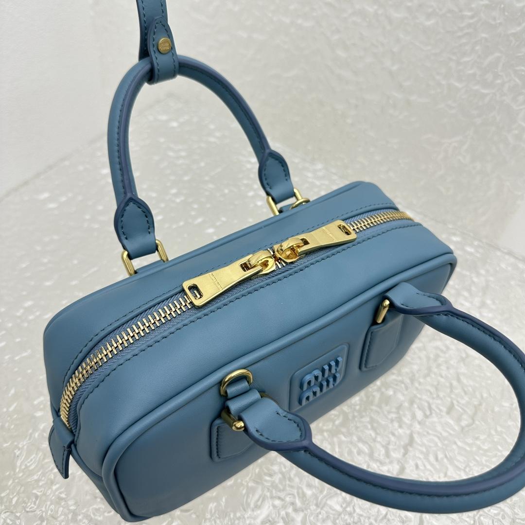 Miu Miu Arcadie Leather Bag - DesignerGu