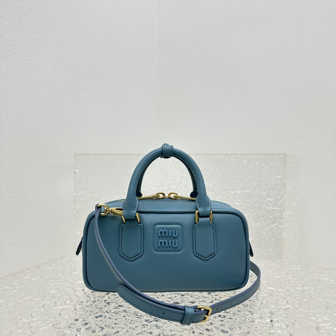 Miu Miu Arcadie Leather Bag - DesignerGu