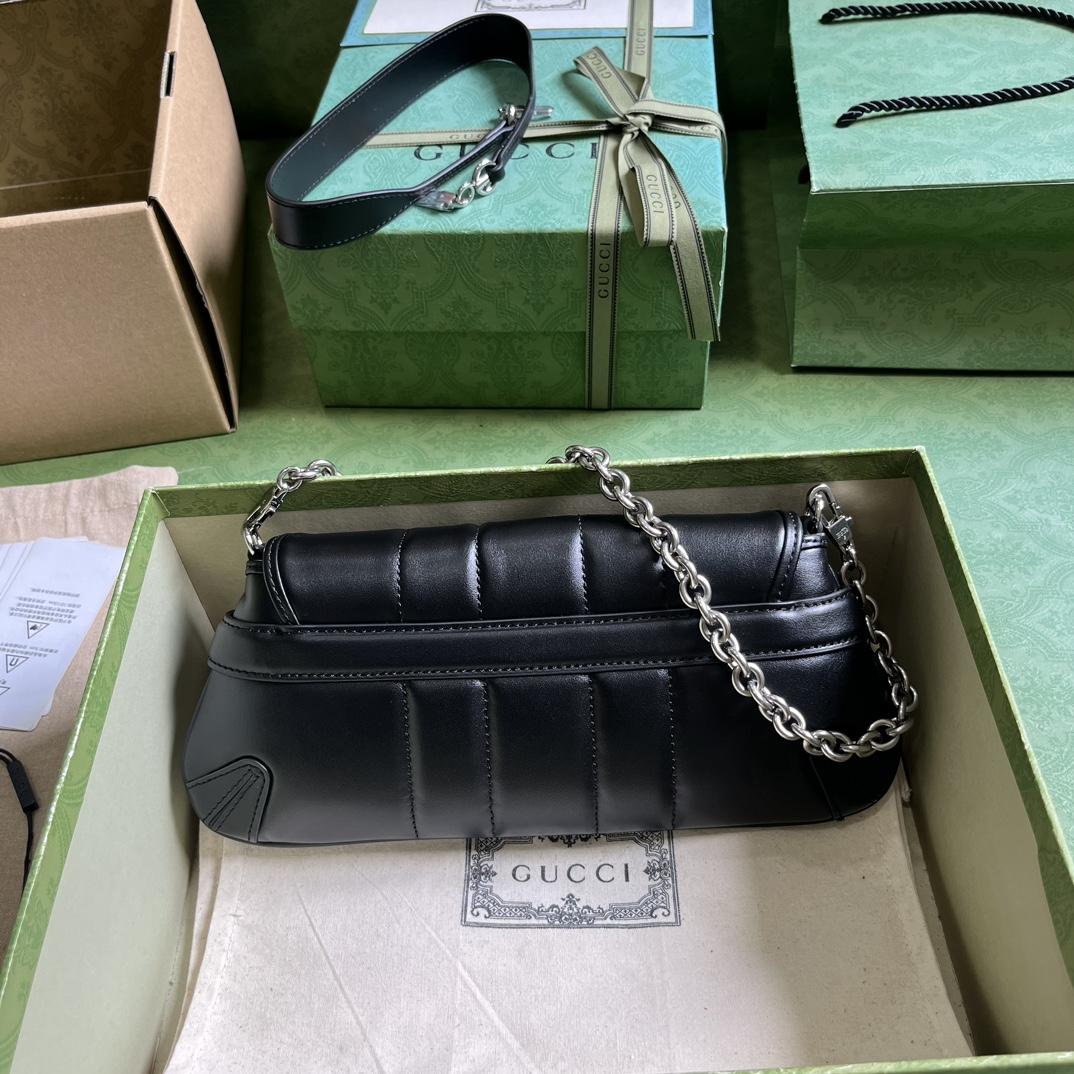 Gucci Horsebit Chain Small Shoulder Bag (27x 11.5x 5cm) - DesignerGu