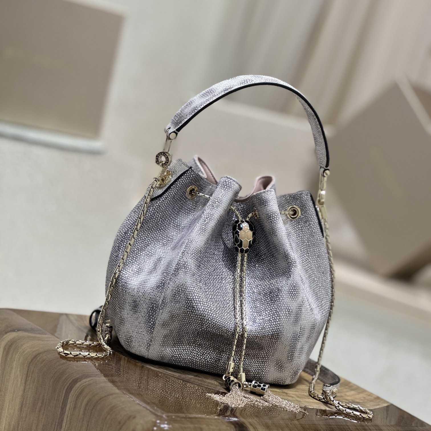 Bvlgari Serpenti Forever Bucket Bag - DesignerGu