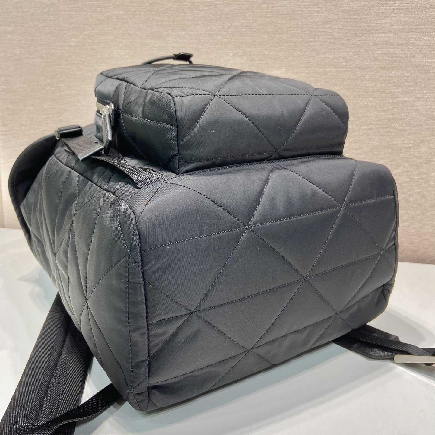 Prada Re-Nylon Backpack With Topstitching - DesignerGu