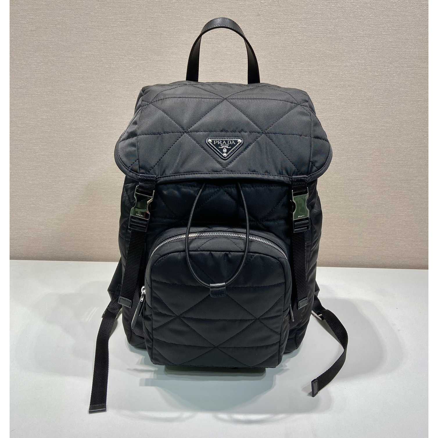 Prada Re-Nylon Backpack With Topstitching - DesignerGu