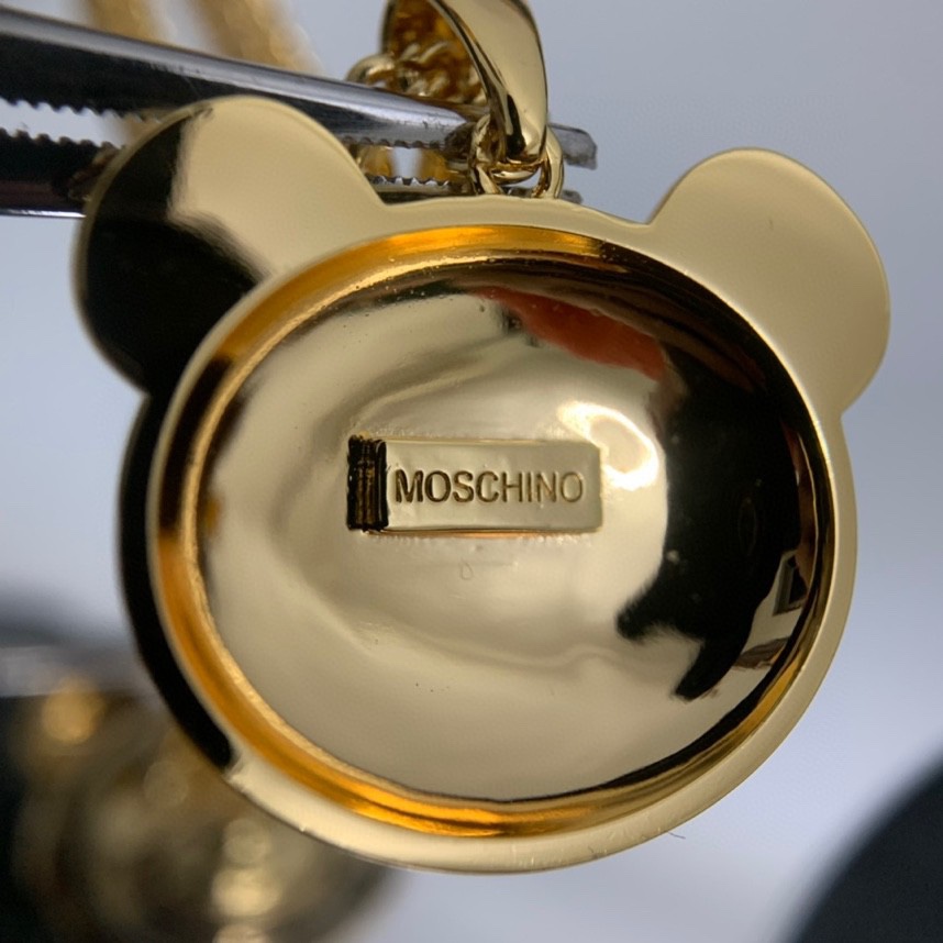 Moschino Teddy Pendant Necklace - DesignerGu