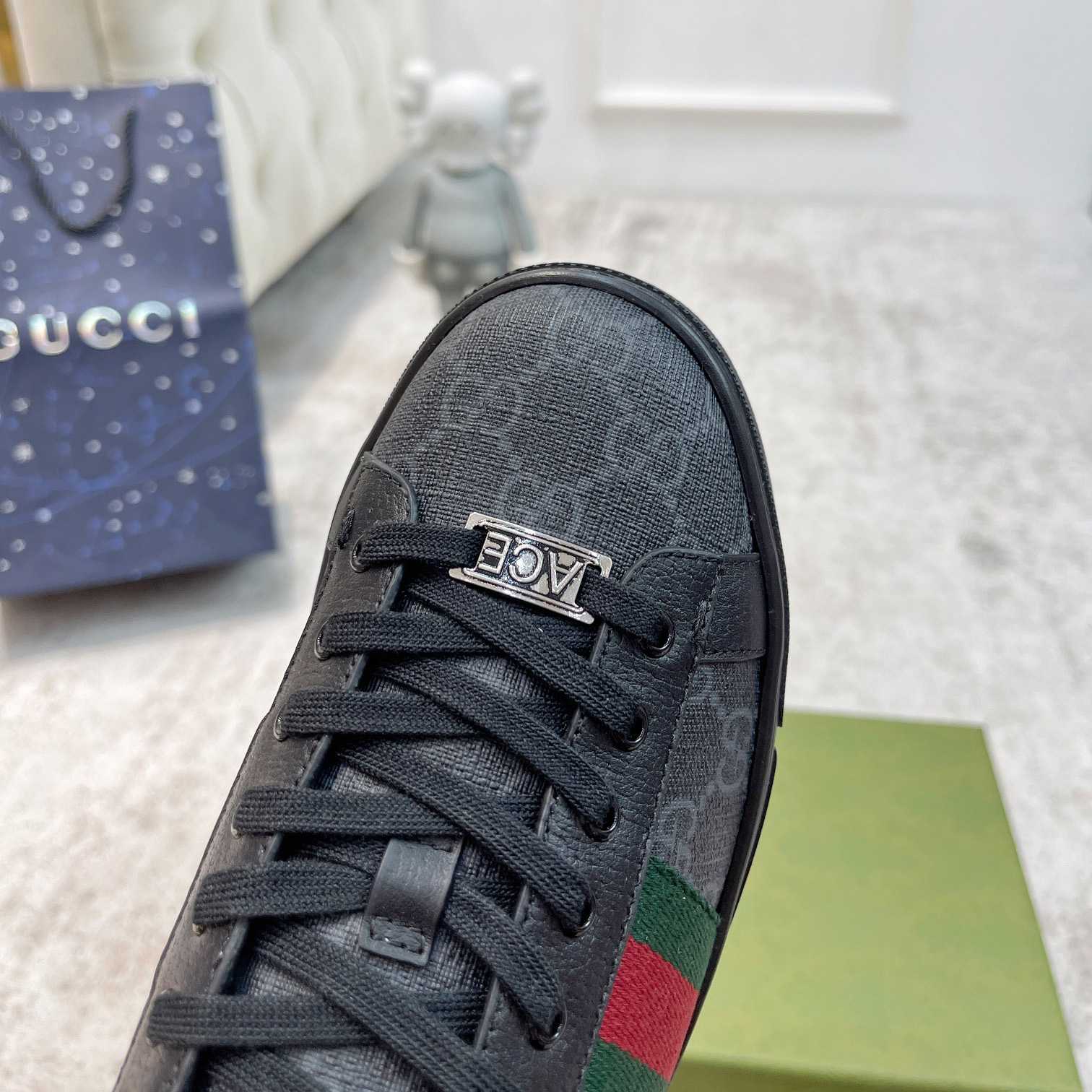 Gucci Ace Sneaker With Web - DesignerGu