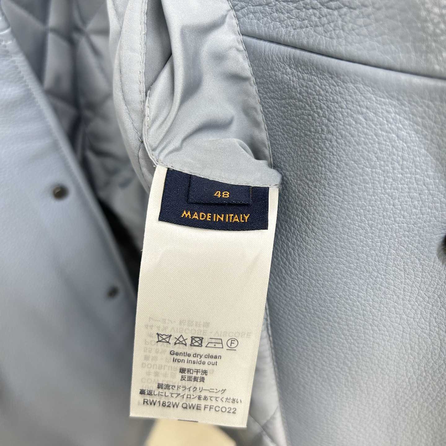 Louis Vuitton Long Leather Coach Jacket - DesignerGu