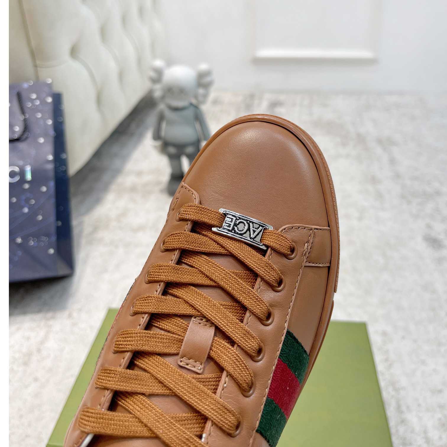 Gucci Ace Sneaker With Web (upon uk size) - DesignerGu