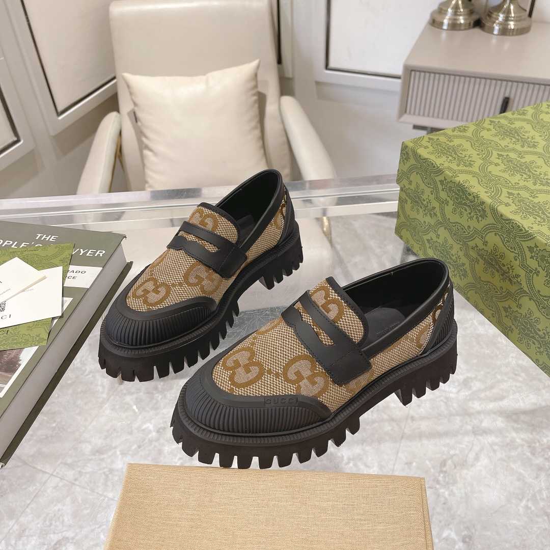 Gucci Maxi GG Loafers - DesignerGu