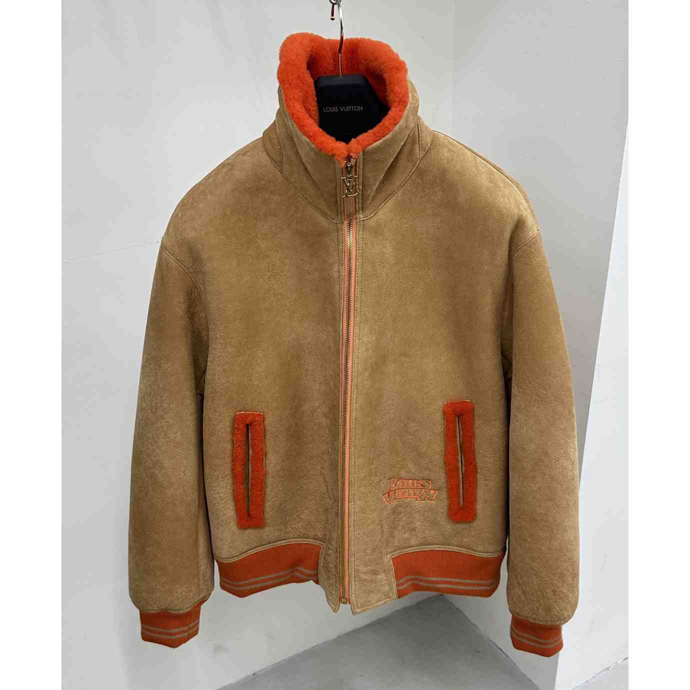 Louis Vuitton Shearling College Blouson - DesignerGu