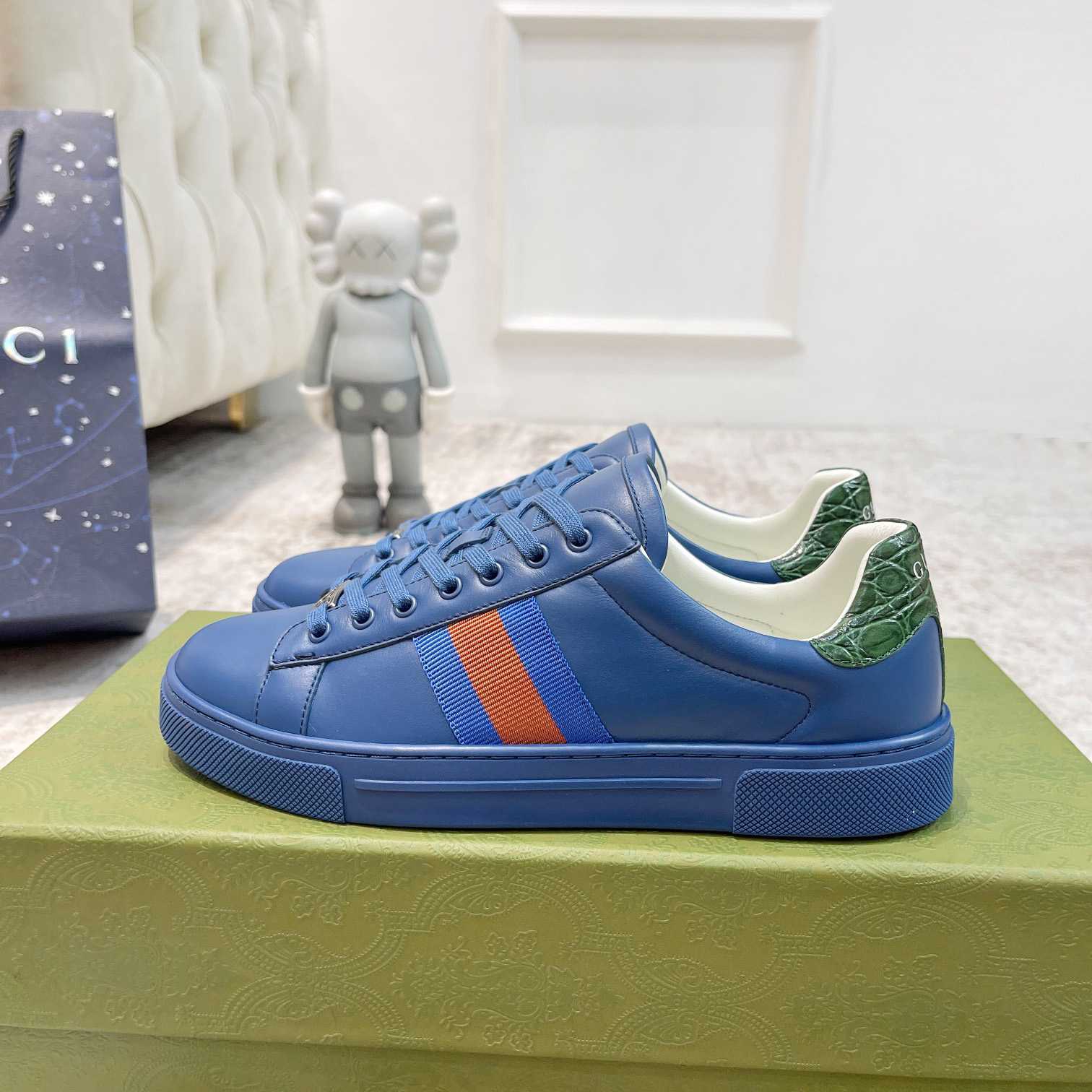 Gucci Ace Sneaker With Web - DesignerGu