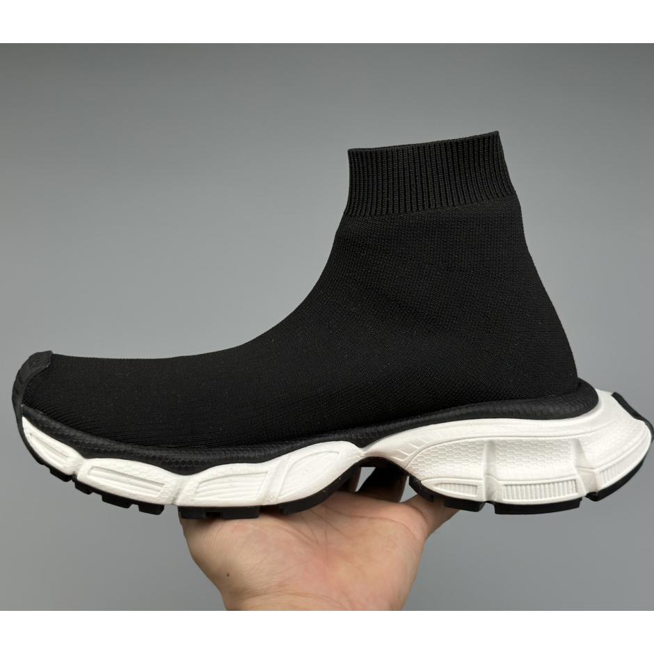 Balenciaga 3XL Sock Recycled Knit Sneaker In Black  - DesignerGu