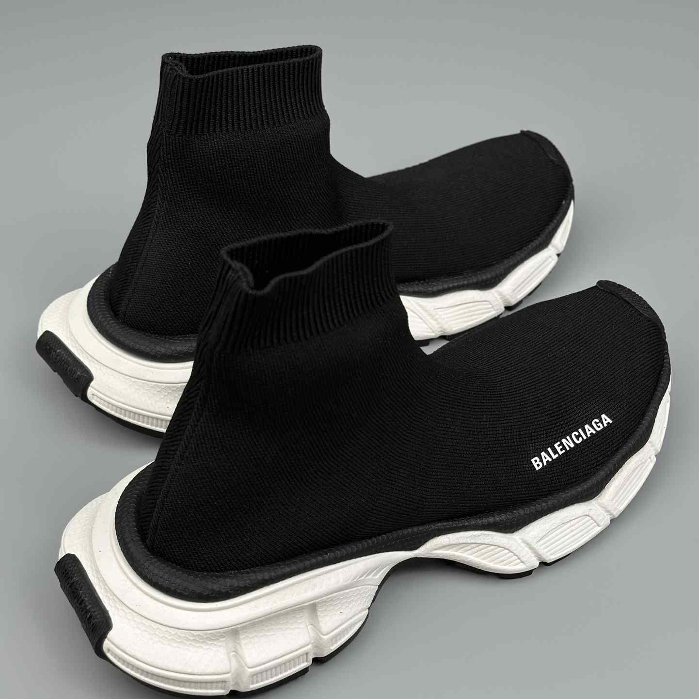 Balenciaga 3XL Sock Recycled Knit Sneaker In Black  - DesignerGu