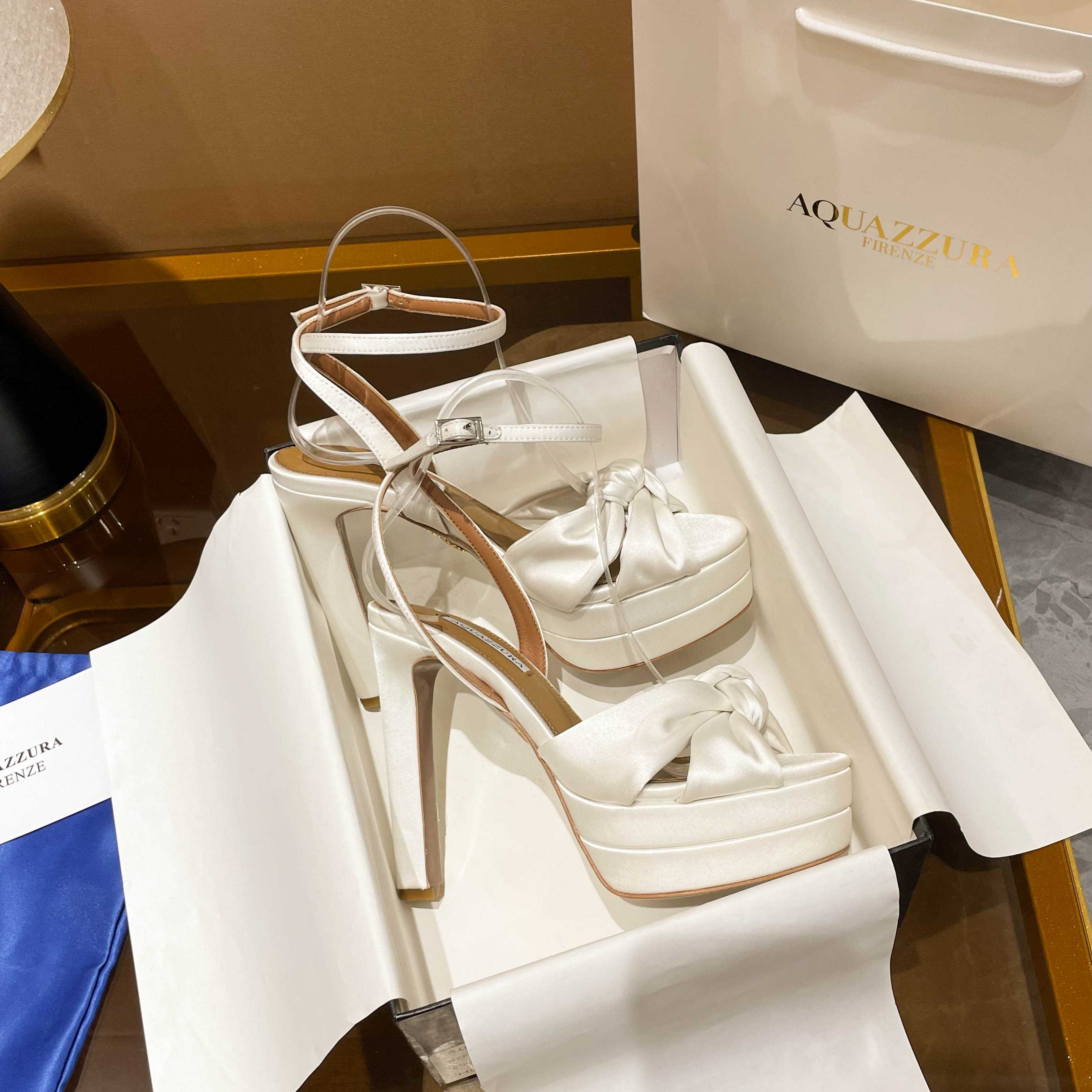 Aquazzura Cupid Plateau 130 - DesignerGu