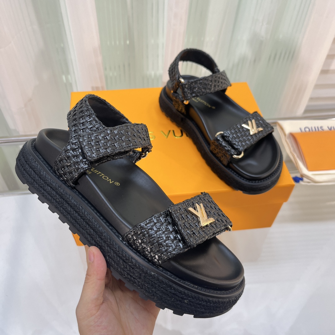 Louis Vuitton Cordoba Flat Comfort Sandal - DesignerGu