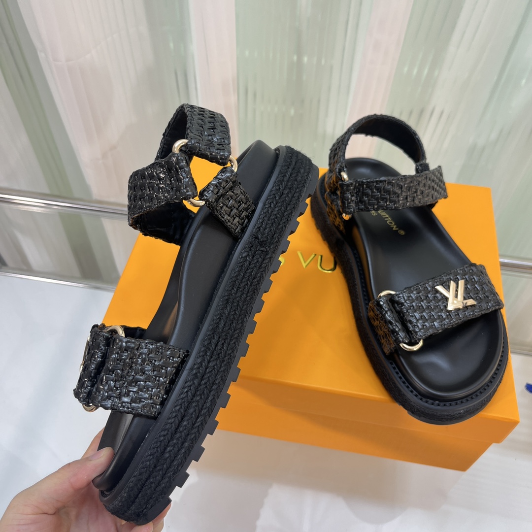 Louis Vuitton Cordoba Flat Comfort Sandal - DesignerGu