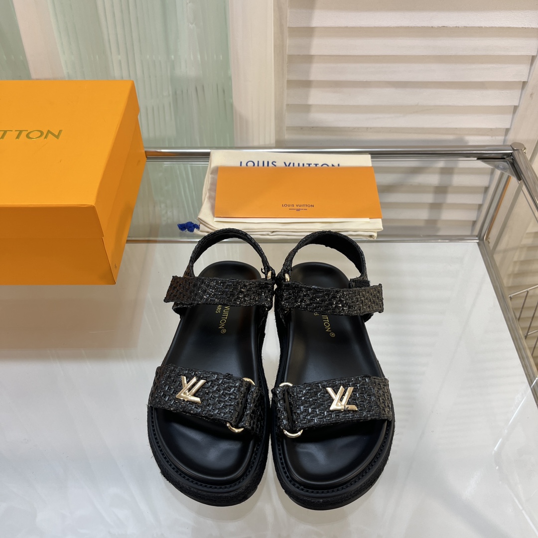 Louis Vuitton Cordoba Flat Comfort Sandal - DesignerGu