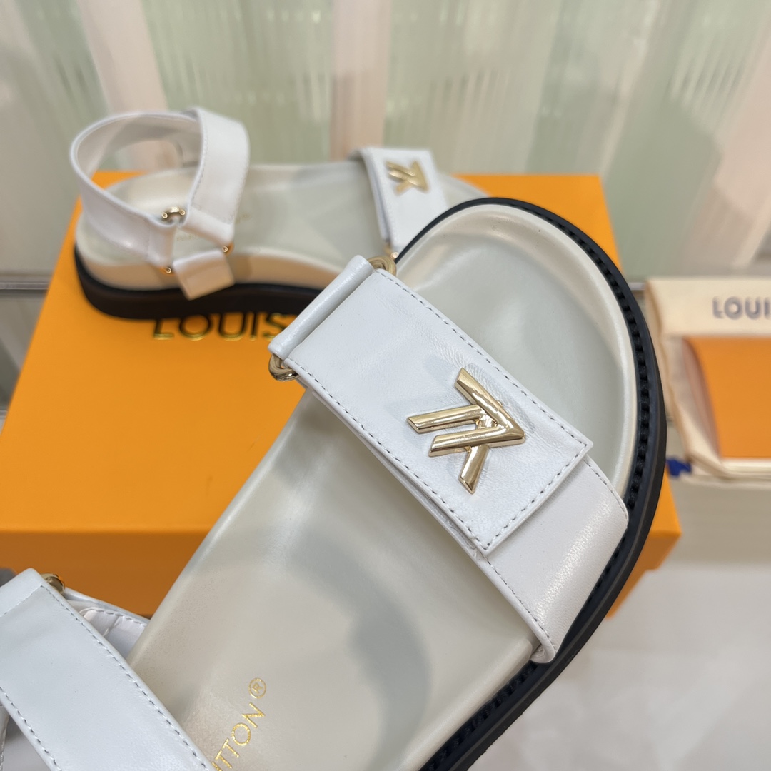 Louis Vuitton LV Sunset Comfort Flat Sandal    - DesignerGu