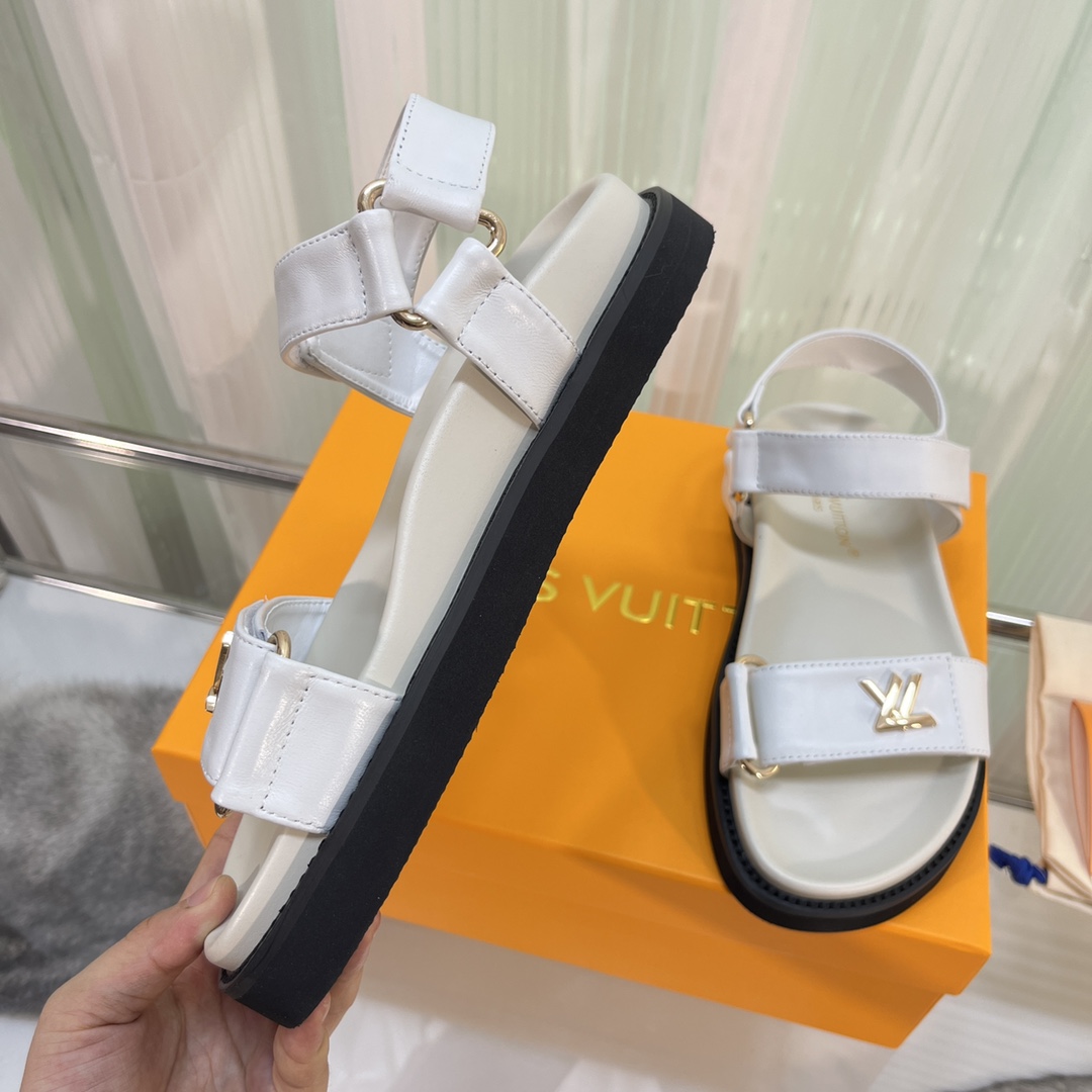 Louis Vuitton LV Sunset Comfort Flat Sandal    - DesignerGu