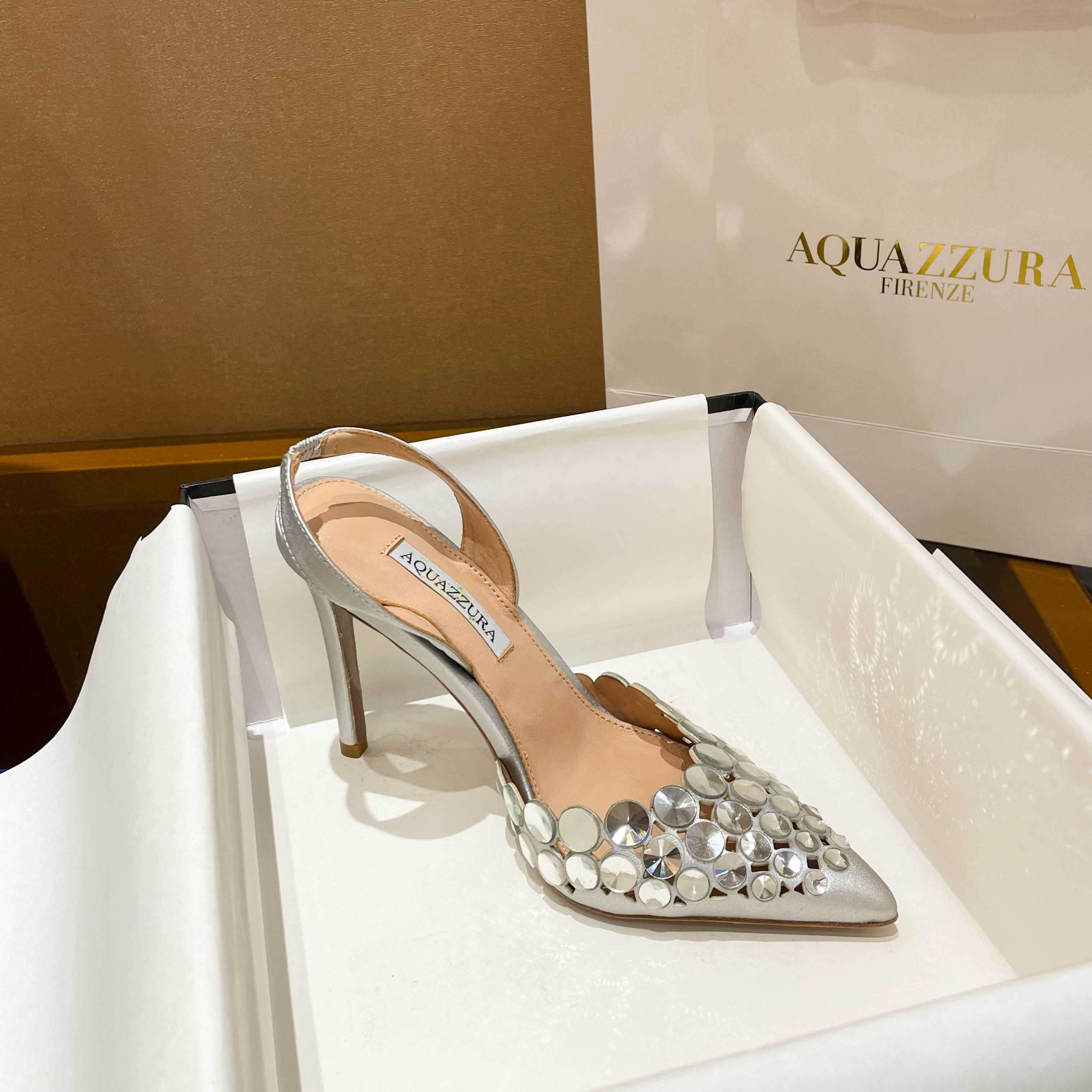 Aquazzura Maxi-Tequila Sling 105 - DesignerGu