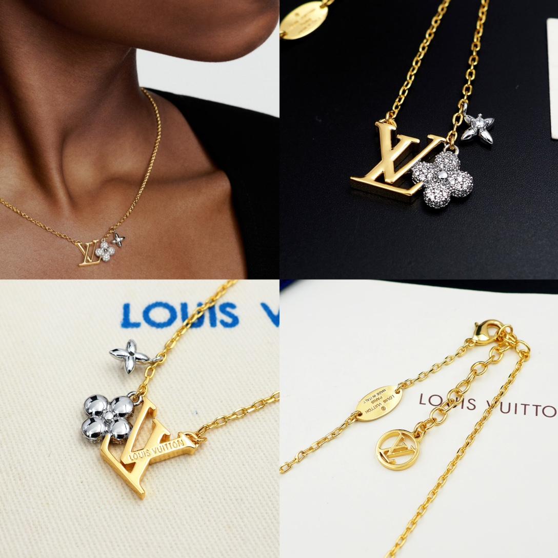 Louis Vuitto LV Gram Necklace   - DesignerGu