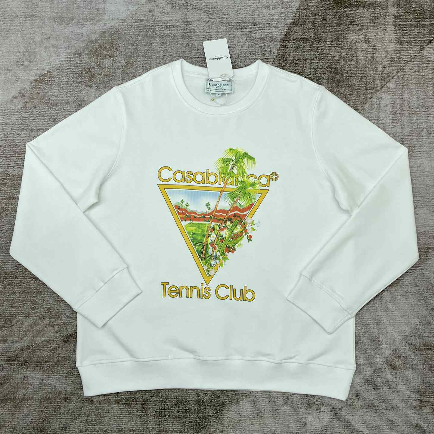 Casablanca Tennis Club Crewneck Sweatshirt - DesignerGu