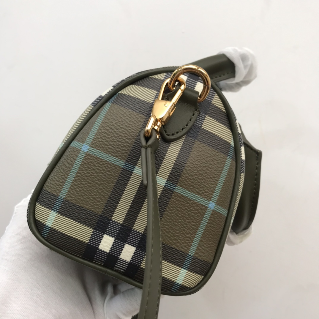 Burberry Check Mini Bowling Bag - DesignerGu