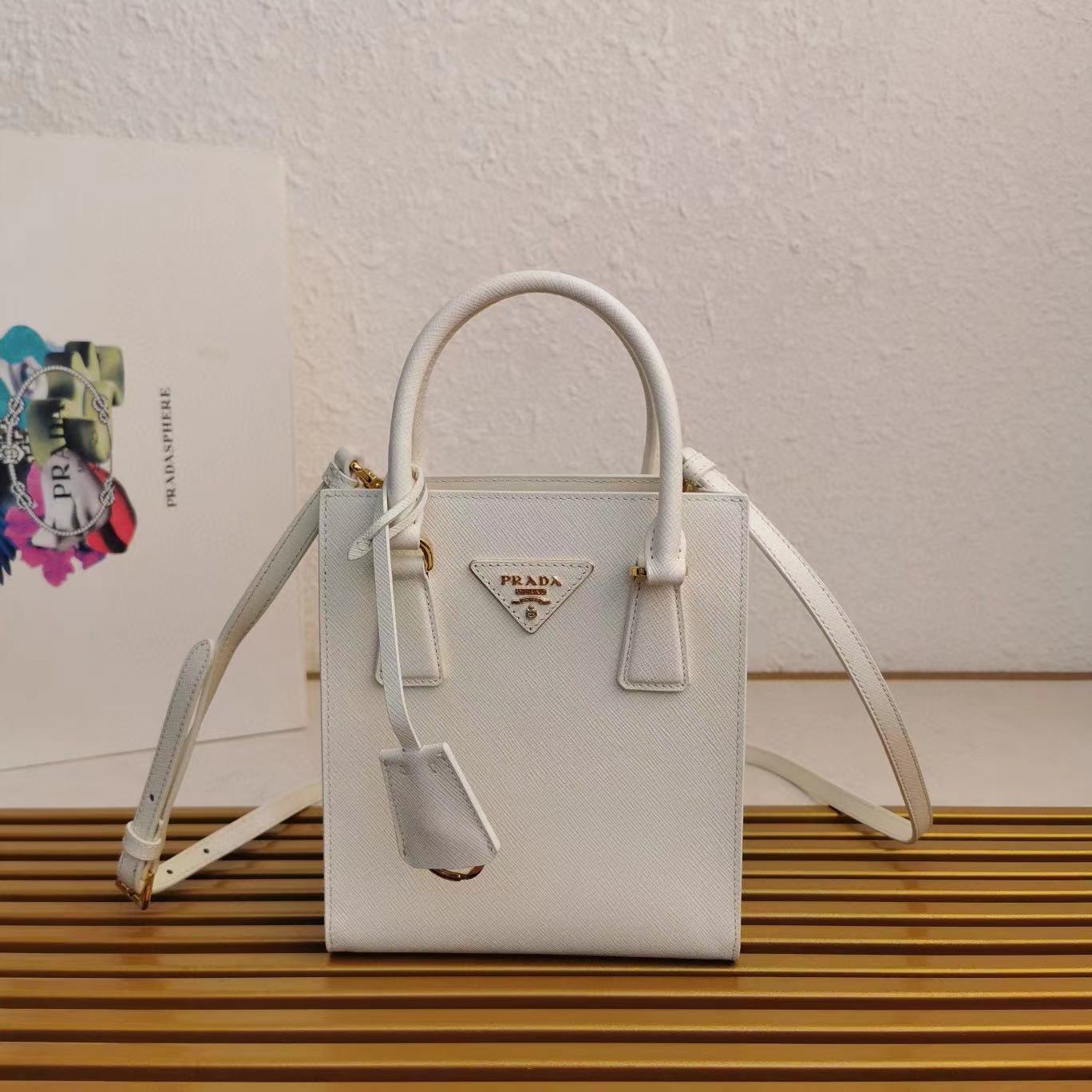 Prada Saffiano Leather Handbag - DesignerGu