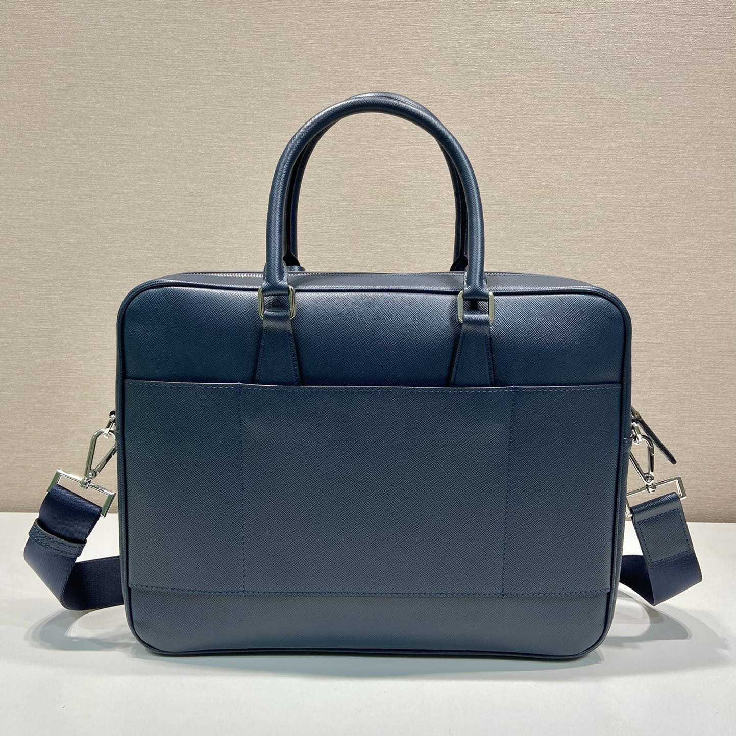 Prada Saffiano Leather Work Bag - DesignerGu