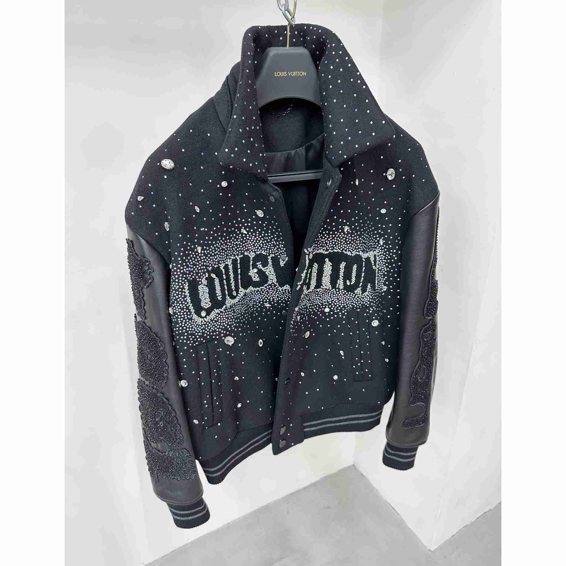 Louis Vuitton Made To Order Embroidered Varsity Blouson   1ABY78 - DesignerGu