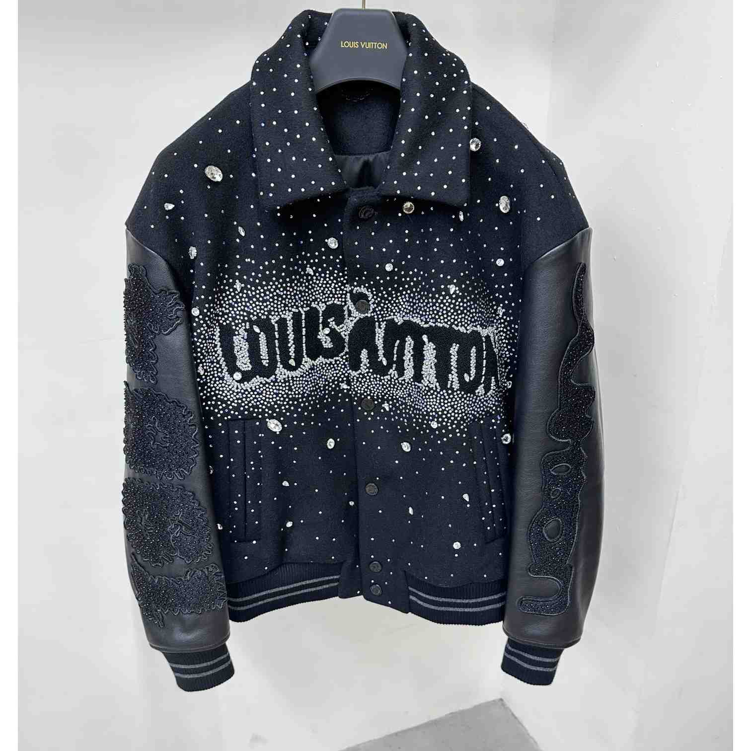Louis Vuitton Made To Order Embroidered Varsity Blouson   1ABY78 - DesignerGu