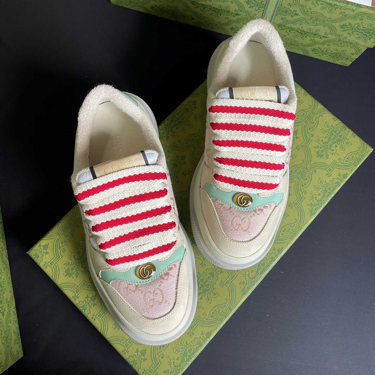 Gucci Women's Screener Sneaker - DesignerGu