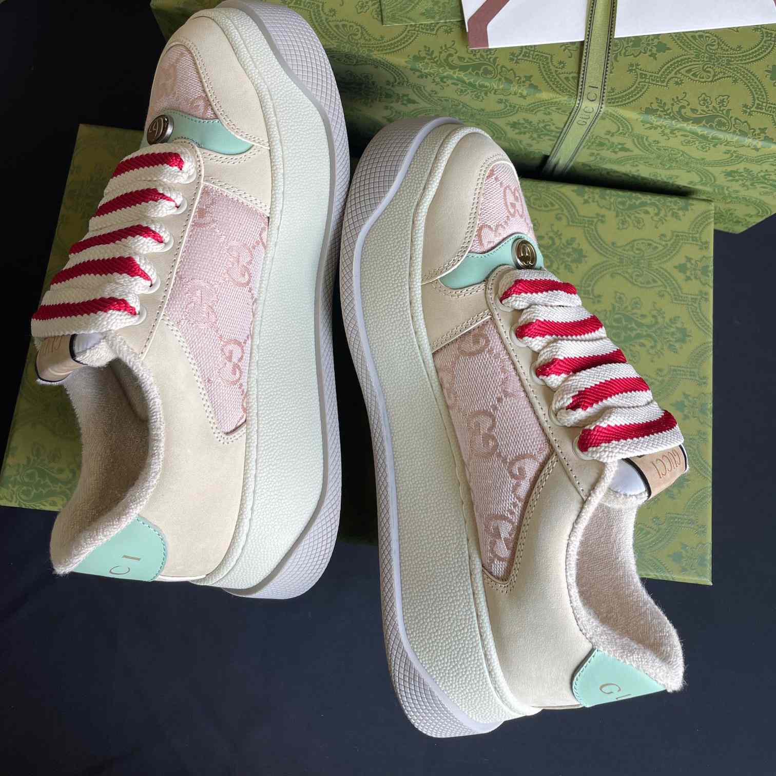 Gucci Women's Screener Sneaker - DesignerGu