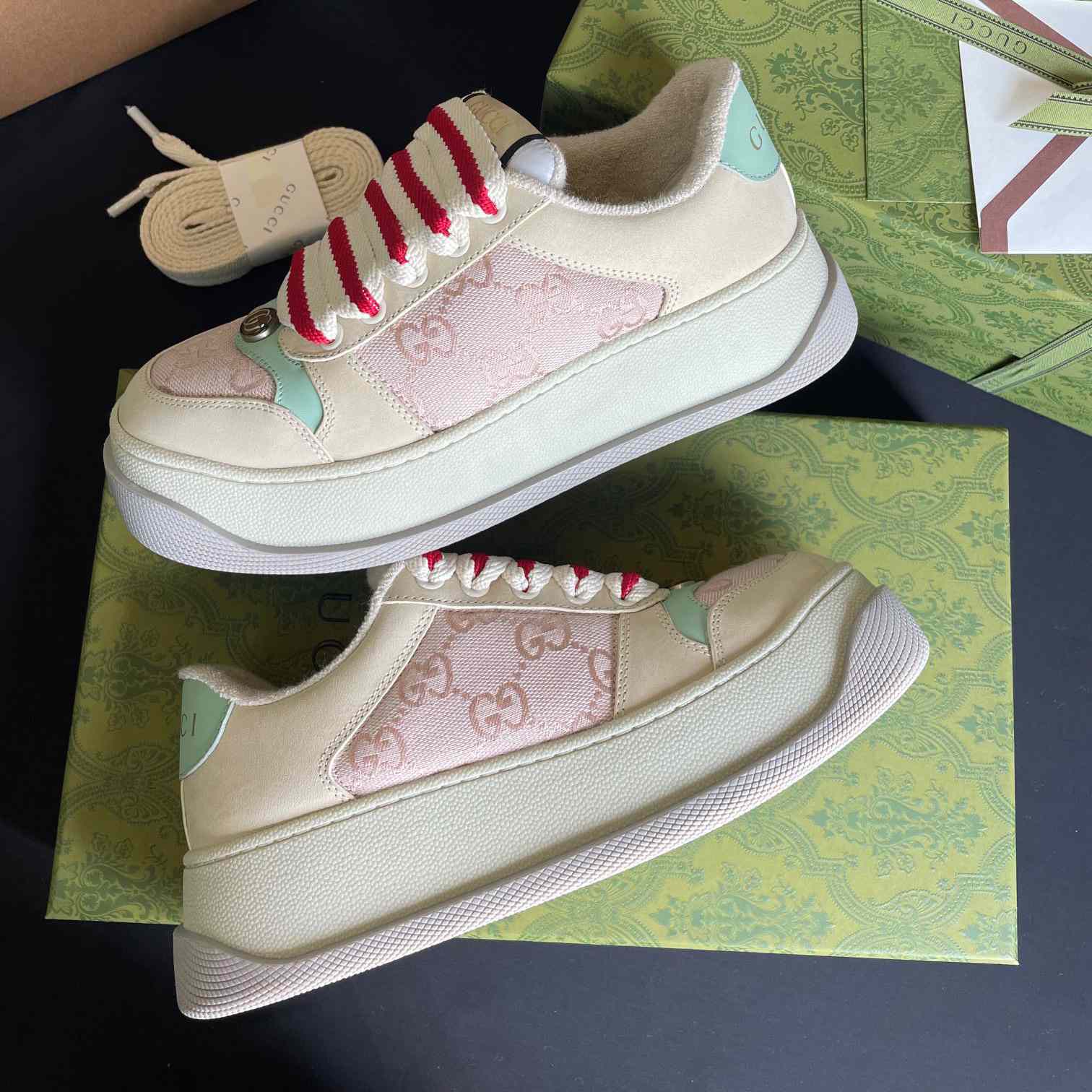 Gucci Women's Screener Sneaker - DesignerGu