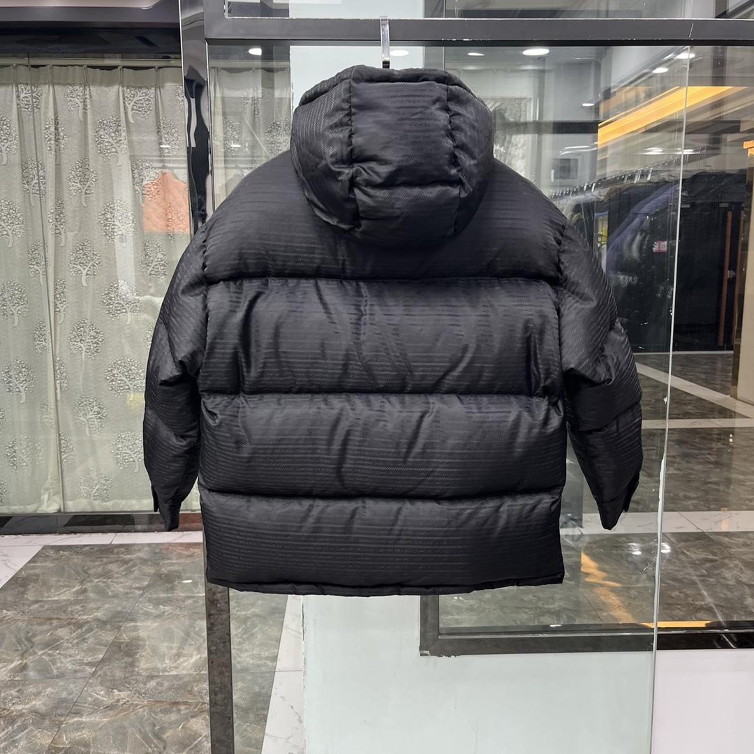 Prada Re-Nylon Hooded Down Jacket - DesignerGu