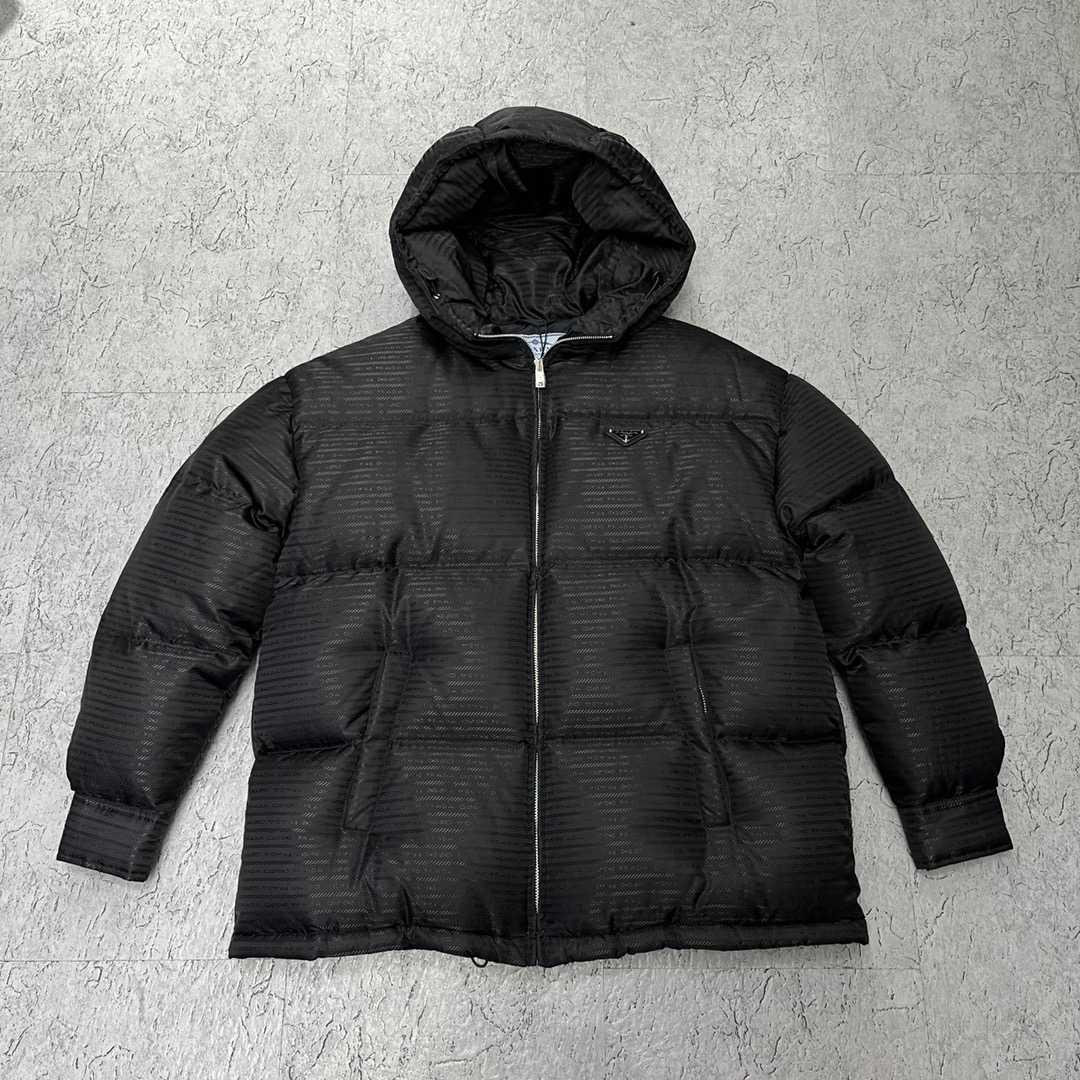 Prada Re-Nylon Hooded Down Jacket - DesignerGu