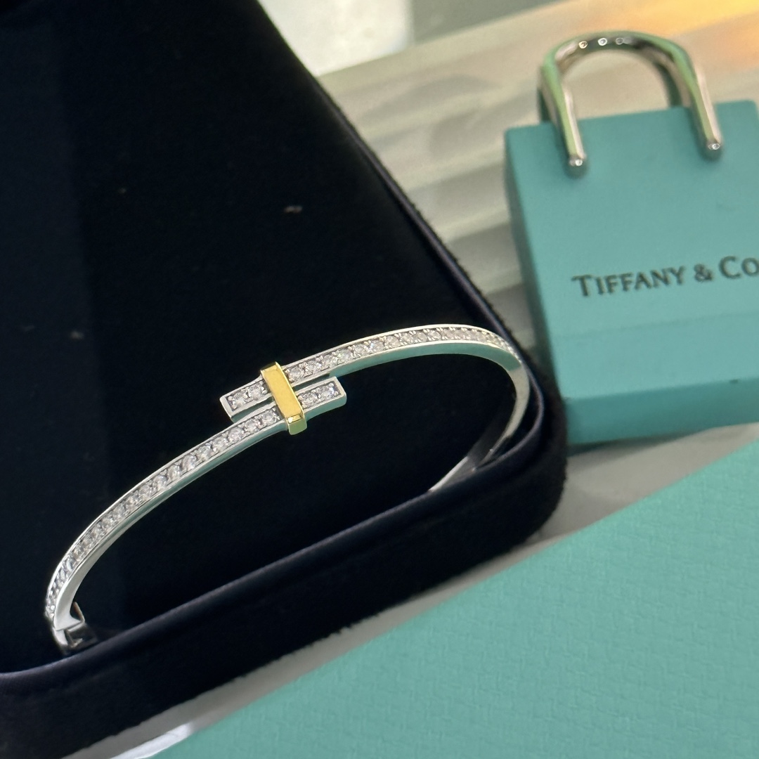 Tiffany&CO Hinged Bypass Bangle - DesignerGu