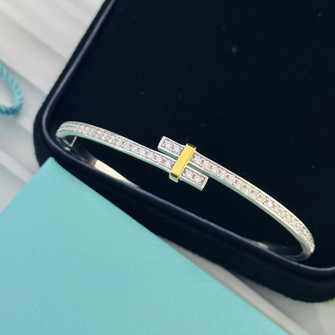 Tiffany&CO Hinged Bypass Bangle - DesignerGu